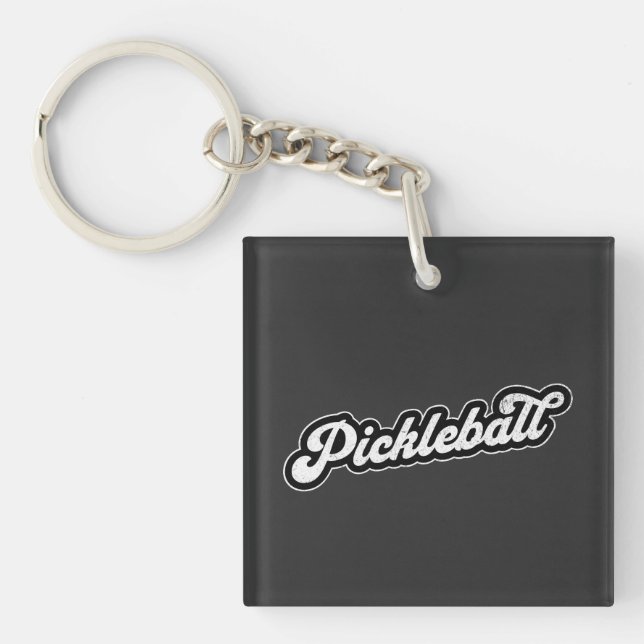 Llavero Pickleball Vintage Retro (Frente)