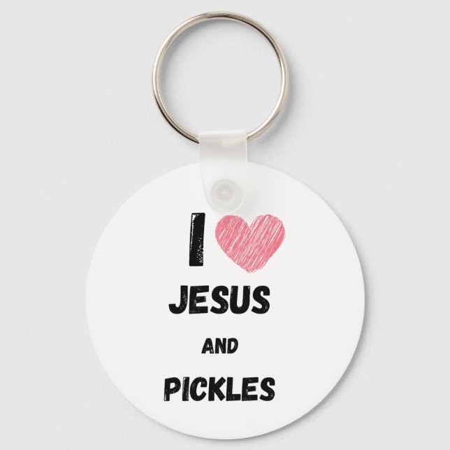 Llavero Pickles y Jesús Religioso (Anverso)
