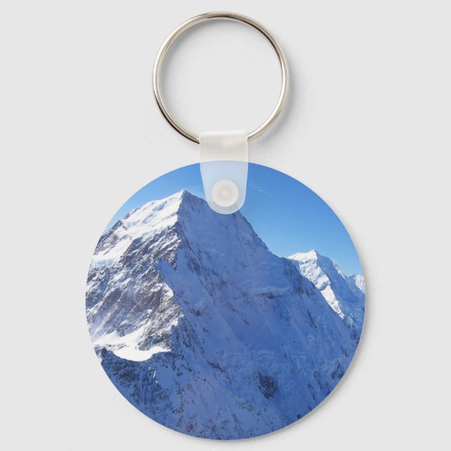 Llavero Pico Monte Cook (Aoraki), Nueva Zelanda (Anverso)