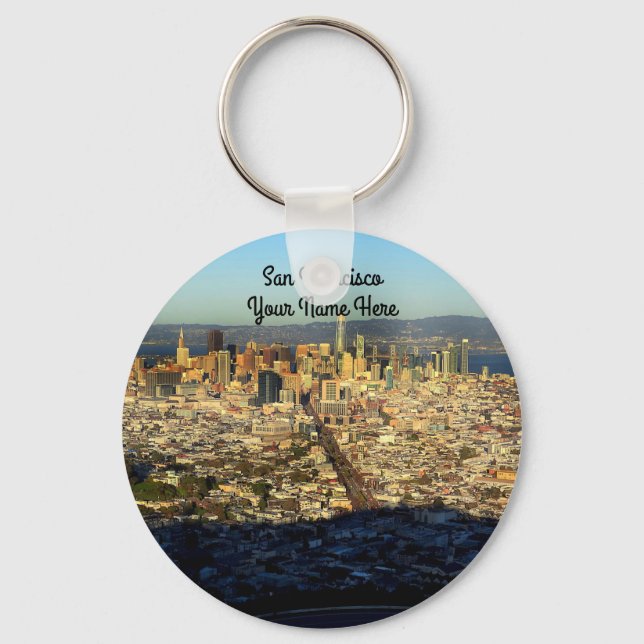 Llavero Picos gemelos de San Francisco #1 Keychain (Anverso)