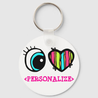 Llavero Pictograma de corazón ocular,<PERSONALIZE>