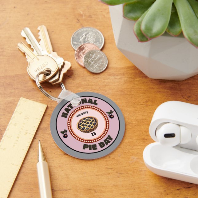 Llavero Pie de cerezo para el Día Nacional del Cerdo (Escritorio )