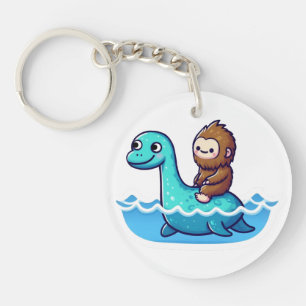 Llavero Pie grande y ness de Loch con sabor