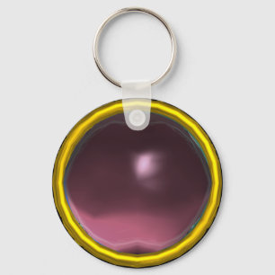 LLAVERO PIEDRA AMETHYST GEM PURPLE MÁGICA