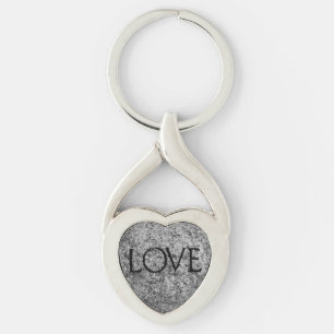 Llavero Piedra tallada con "amor"
