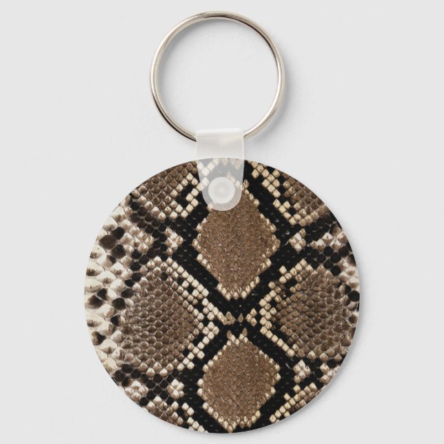 Llavero Piel Diamond Back Rattlessnake (Anverso)