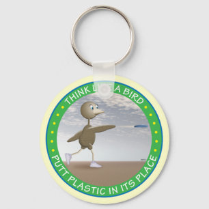 Llavero Piensa Como Un Pájaro