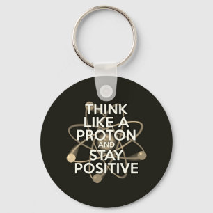 LLAVERO PIENSA COMO UNA PROTON Y QUÉDATE POSITIVO