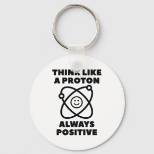 Llavero Piense como Proton