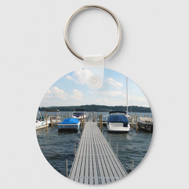 Llavero Pier de barco - Lago Chautauqua (Anverso)