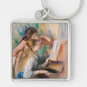 Llavero Pierre Auguste Renoir - Jóvenes Chicas en el piano