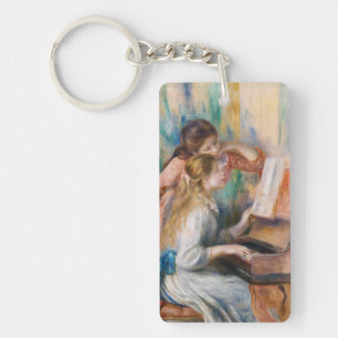 Llavero Pierre Auguste Renoir - Jóvenes niñas en el piano