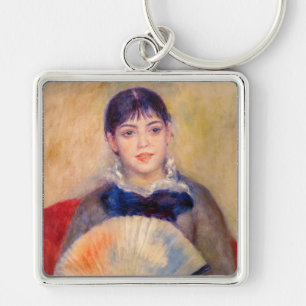 Llavero Pierre-Auguste Renoir - Muchacha con un abanico