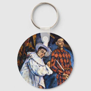 Llavero Pierrot y Harlequin, Mardi Gras de Paul Cezanne