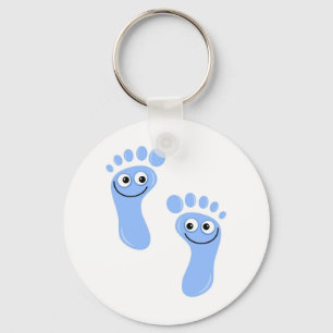 Llavero Pies azules felices