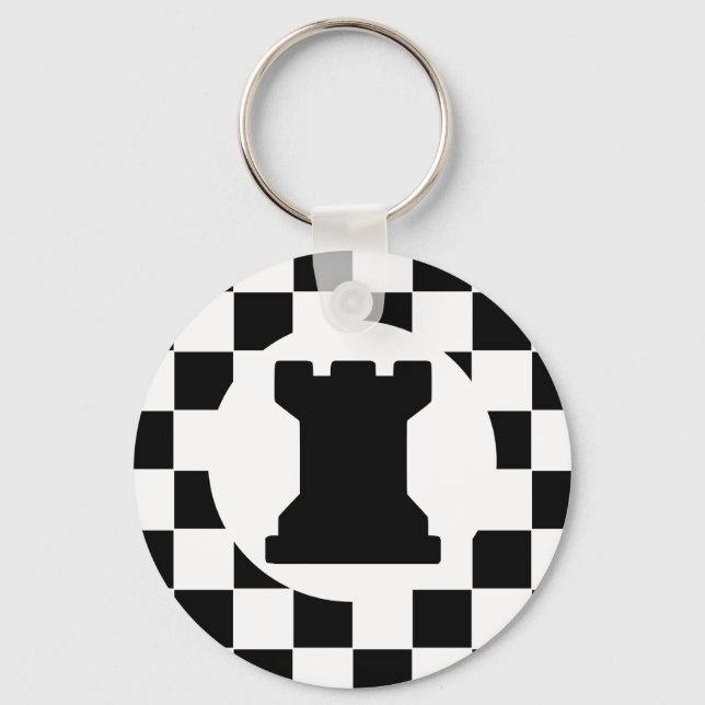 Llavero Pieza de Ajedrez Rook - Keychain - Favoritos del p (Anverso)
