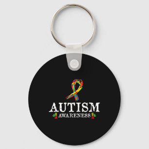 Llavero Pieza De Rompecabezas Cinta Cinta De Autismo Regal