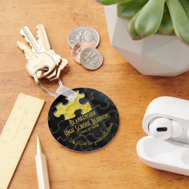 Llavero Pieza de rompecabezas perdida Reunión de clase de  (Escritorio )