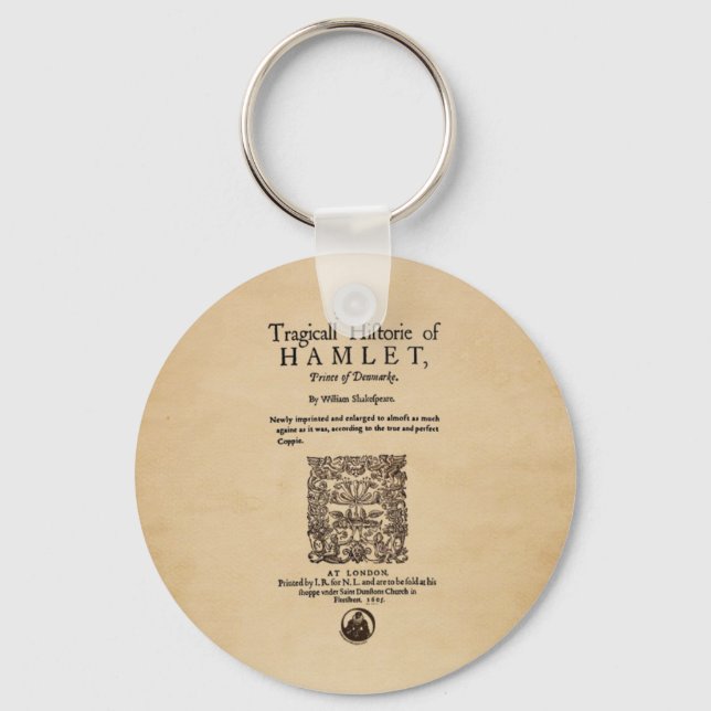 Llavero Pieza frontal a la zona de Hamlet (versión 1605) (Anverso)