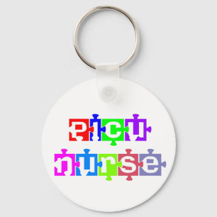 LLAVERO PIEZAS DE PICU NURSE PUZZLE