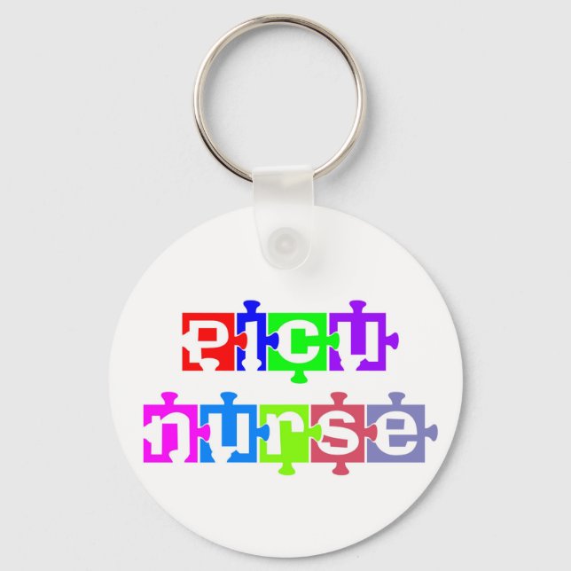 LLAVERO PIEZAS DE PICU NURSE PUZZLE (Anverso)