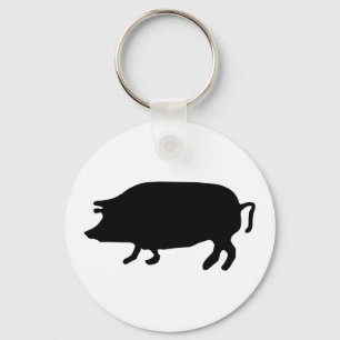 Llavero Pig Silhouette