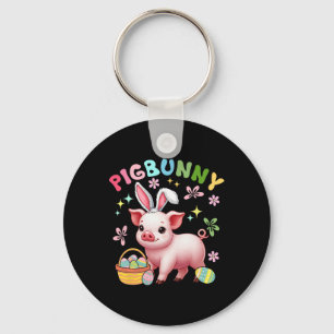 Llavero Pigbunny Cute Cerdo Cosplay Bunny Cazando Huevos E