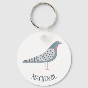 Llavero Pigeon Personalizada