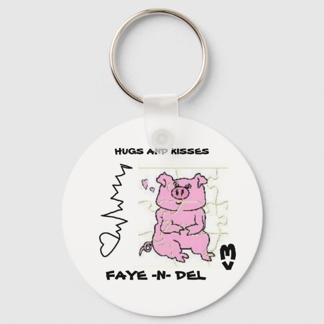 Llavero PIGGY PUZZLE keychain (Anverso)