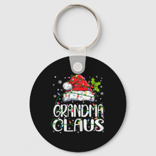 Llavero Pijama de luces de Navidad de la abuela Claus para