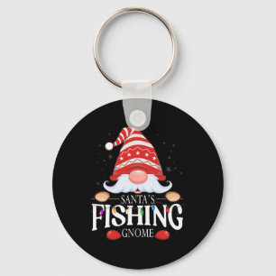 Llavero Pijama de Navidad a juego con gnomo pescador de Sa