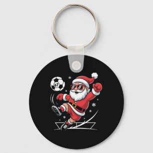 Llavero Pijama divertido de fútbol Santa 67 Meme Navidad X
