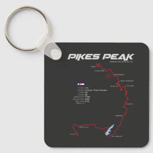 Llavero Pikes Peak Colorado EE. UU. Ruta 01
