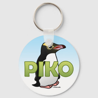 Llavero Piko el pingüino de ojos amarillos