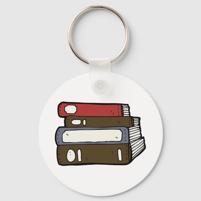 Llavero Pila de Libros Biblioteca Lectura (Anverso)