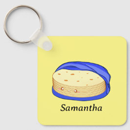 Llavero Pila de tortillas de harina