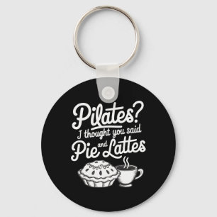 Llavero Pilates pensé que dijiste pastel y lattes