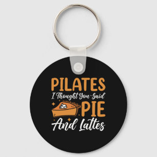 Llavero Pilates pensé que dijiste pastel y lattes _3