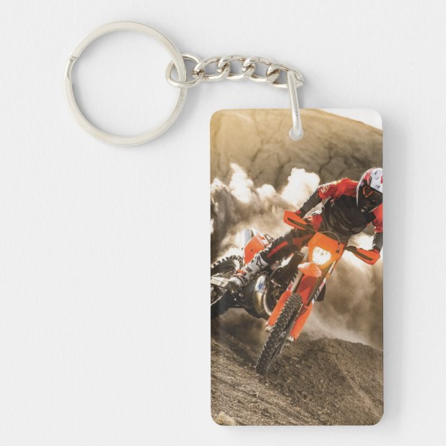 Llavero Piloto de Motocross (Frente)