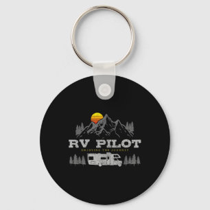 Llavero Pilotos de autocaravana Camping de montaña vintage