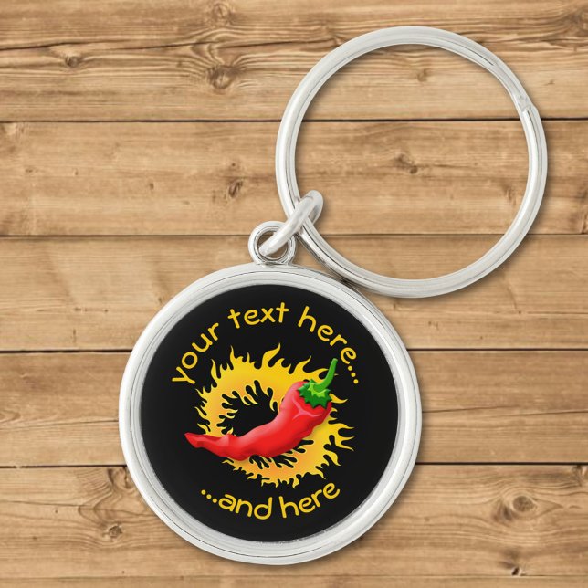 Llavero Pimienta con llama (Subido por el creador)