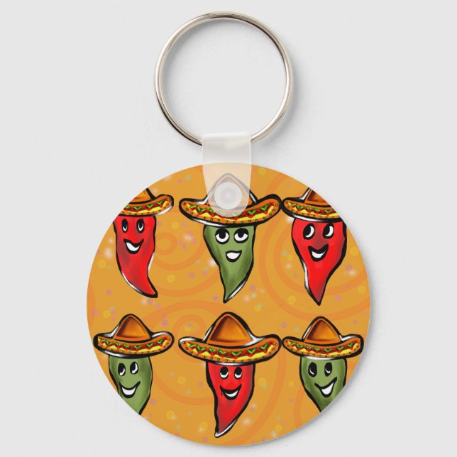 Llavero Pimientos del Cinco de Mayo (Anverso)