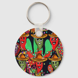 Llavero Pimientos del Cinco de Mayo