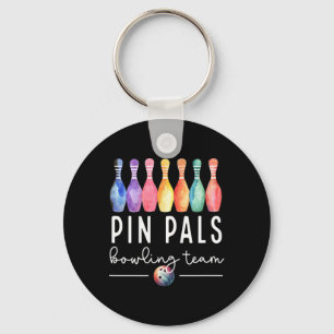 Llavero Pin Pals Bowling Ball Mujeres divertidas a juego B
