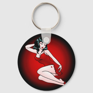 Llavero Pin Up Girl Keychain Retro Pin-up Girl Gifts