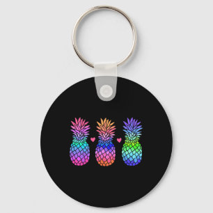 Llavero Piña Aloha Hawái Frutas Tropicales Verano Vacacion