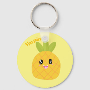 Llavero Piña cutánea kawaii