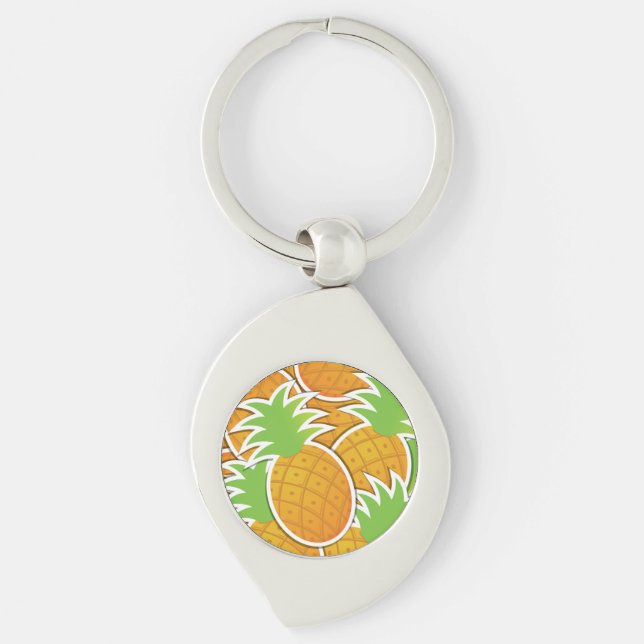 Llavero Piña divertida (Anverso)
