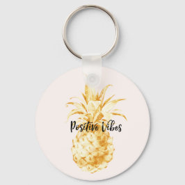 Llavero Piña tropical de oro de Rubor