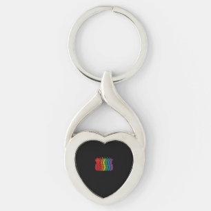 Llavero Piñas arcoiris Aloha Mes del Orgullo Gay Hawai